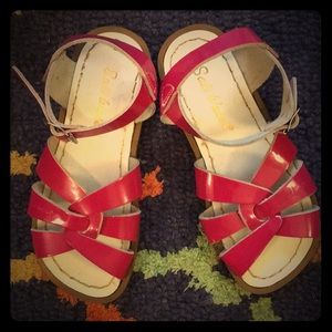 Patent leather salt waters